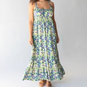 NEW floral tiered maxi dress